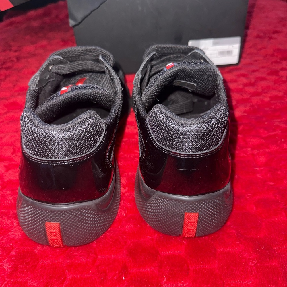 Prada Black and Red Sneakers - Picture 4 of 8